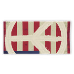 American Peace Flag Print Beach Towel