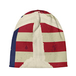 American Peace Flag Print Beanie