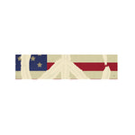 American Peace Flag Print Bed Runner