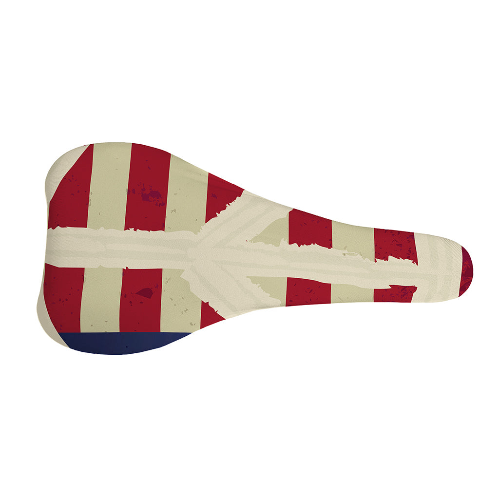 American Peace Flag Print Bicycle Seat Cover