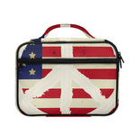 American Peace Flag Print Briefcase Bible Bag