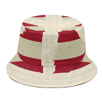 American Peace Flag Print Bucket Hat
