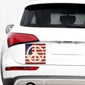 American Peace Flag Print Car Sticker