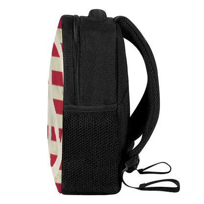 American Peace Flag Print Casual Backpack