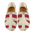 American Peace Flag Print Casual Shoes