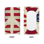 American Peace Flag Print Changing Pad Cover