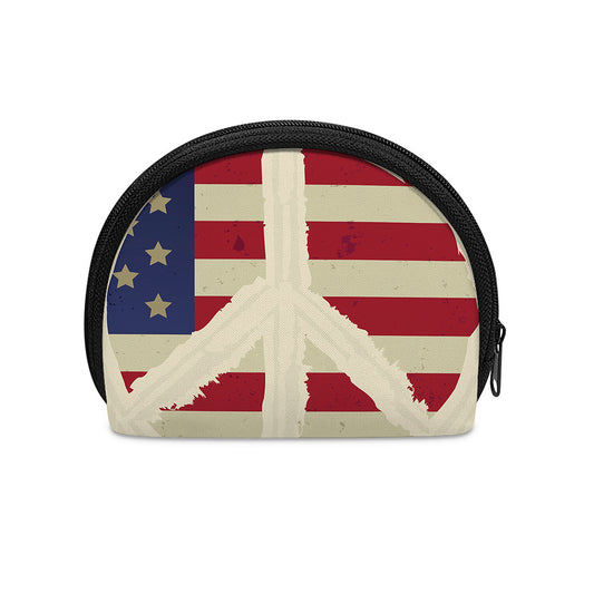 American Peace Flag Print Coin Purse