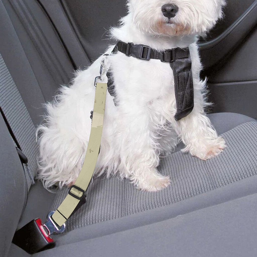 American Peace Flag Print Dog Seat Belt