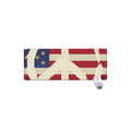 American Peace Flag Print Extended Mouse Pad