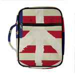 American Peace Flag Print Front Pocket Bible Bag