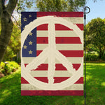 American Peace Flag Print Garden Flag