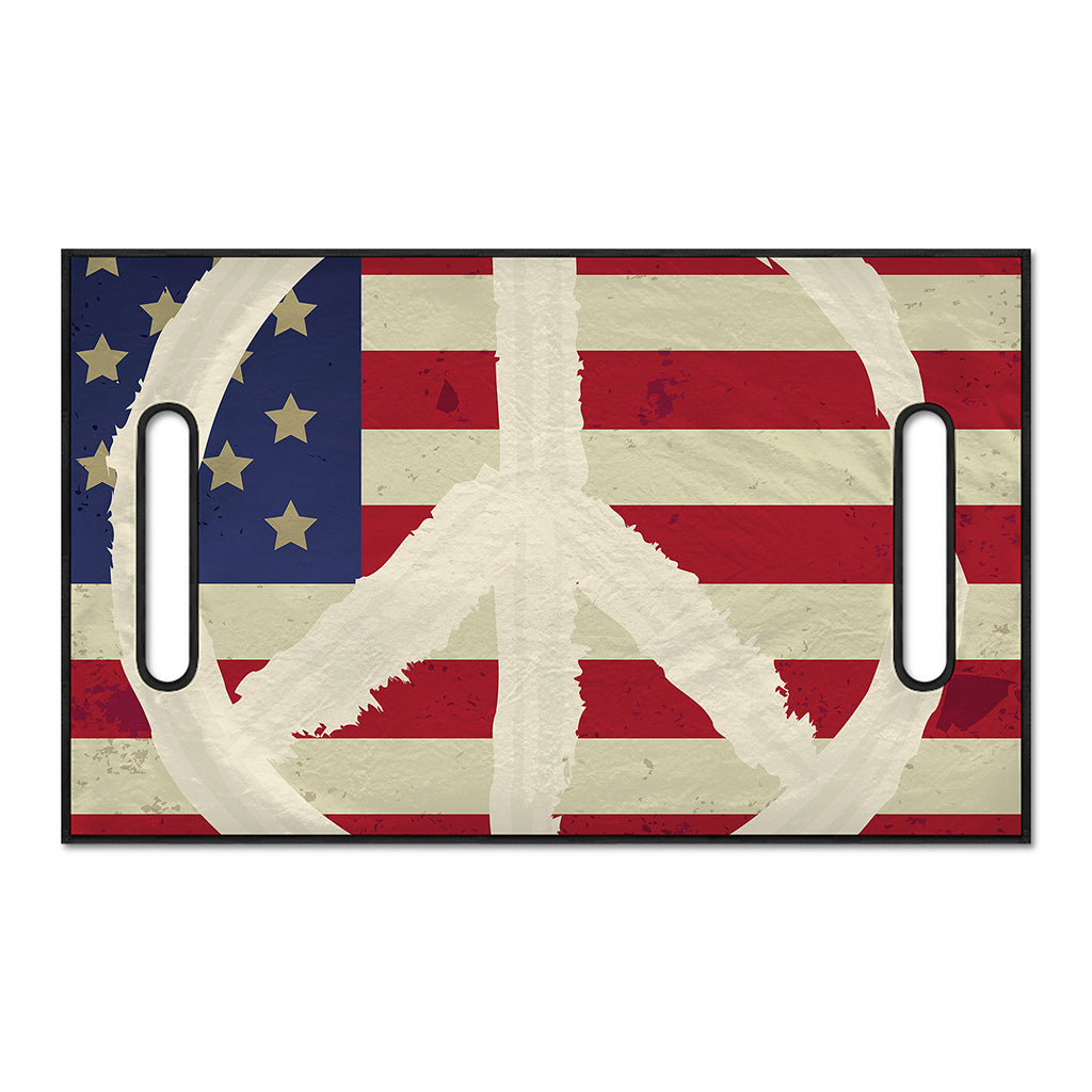 American Peace Flag Print Golf Cart Seat Cover
