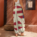 American Peace Flag Print Harem Pants