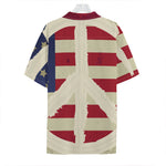 American Peace Flag Print Hawaiian Shirt