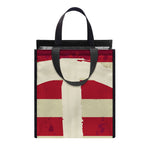 American Peace Flag Print Insulated Lunch Tote