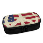 American Peace Flag Print Insulin Cooler Travel Case