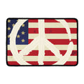 American Peace Flag Print Kitchen Mat