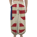 American Peace Flag Print Lantern Pants