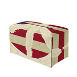 American Peace Flag Print Leather Tissue Box Cover