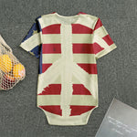 American Peace Flag Print Men's Bodysuit