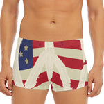American Peace Flag Print Men's Short Boxer Briefs