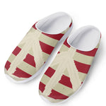 American Peace Flag Print Mesh Casual Shoes
