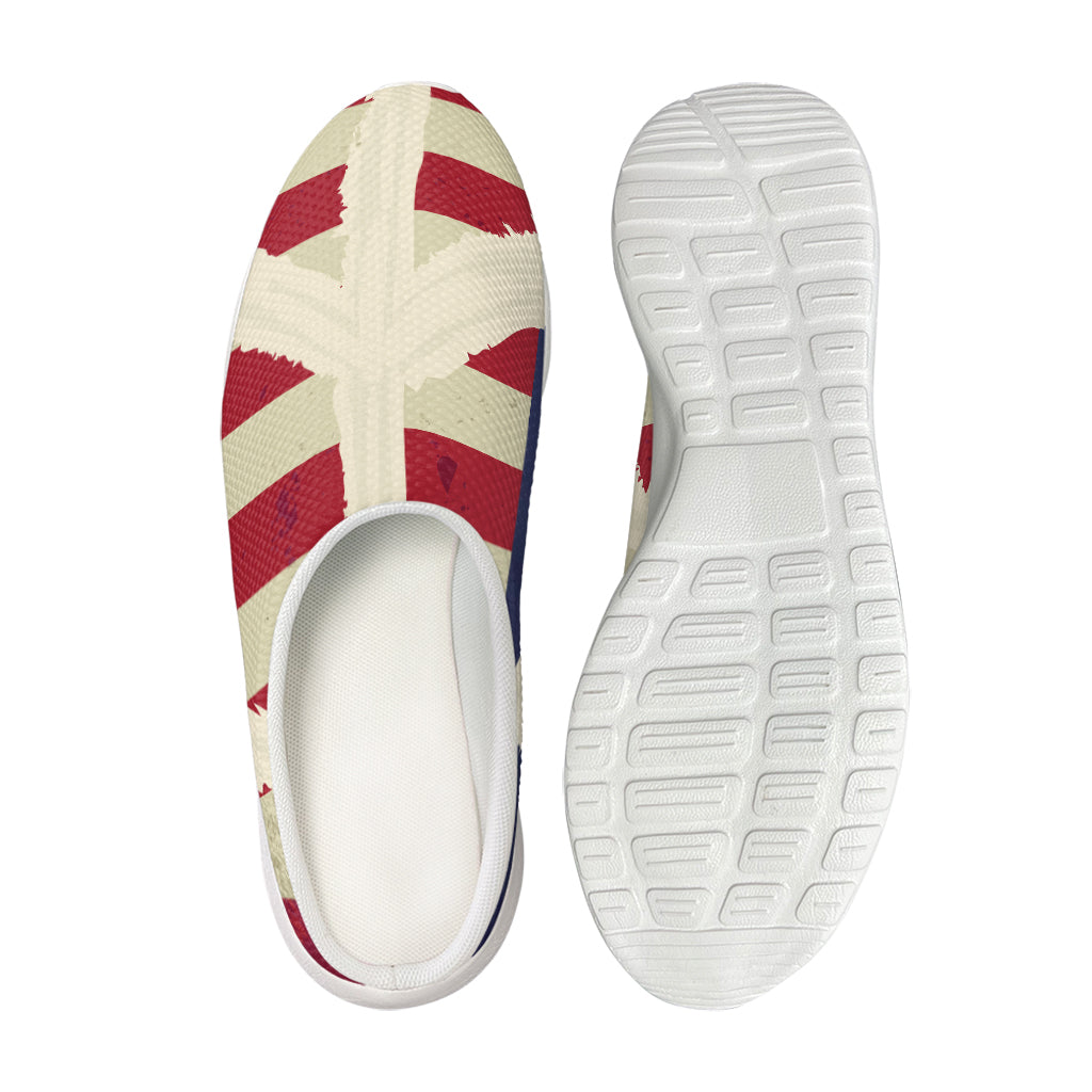 American Peace Flag Print Mesh Casual Shoes