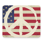 American Peace Flag Print Mouse Pad