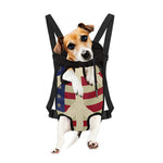 American Peace Flag Print Pet Carrier Backpack