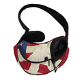 American Peace Flag Print Pet Sling Carrier