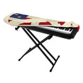 American Peace Flag Print Piano Keyboard Cover