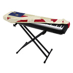 American Peace Flag Print Piano Keyboard Cover