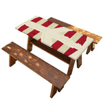 American Peace Flag Print Picnic Table Cover