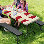 American Peace Flag Print Picnic Table Cover
