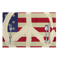 American Peace Flag Print Placemat