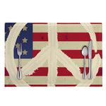 American Peace Flag Print Placemat
