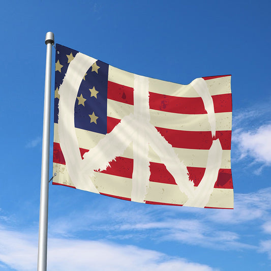 American Peace Flag Print Polyester Flag