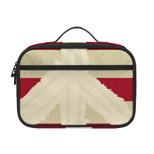American Peace Flag Print Portable Lunch Bag