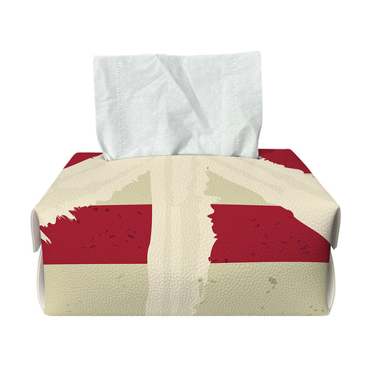American Peace Flag Print Rectangle Tissue Box Cover