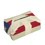 American Peace Flag Print Rectangle Tissue Box Cover