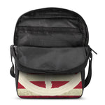 American Peace Flag Print Rectangular Crossbody Bag
