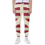 American Peace Flag Print Scuba Joggers
