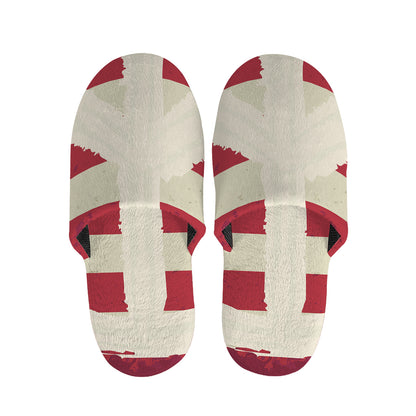 American Peace Flag Print Slippers
