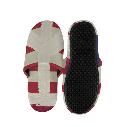 American Peace Flag Print Slippers