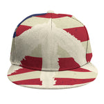 American Peace Flag Print Snapback Cap