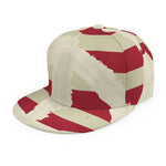 American Peace Flag Print Snapback Cap