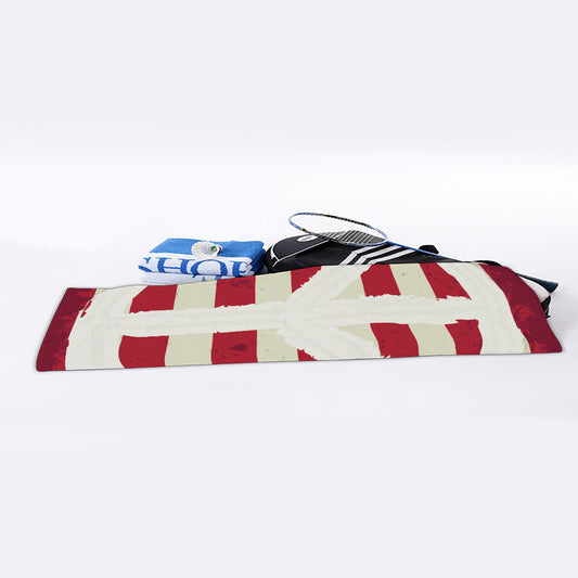 American Peace Flag Print Sports Towel