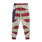 American Peace Flag Print Sweatpants