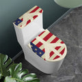 American Peace Flag Print Toilet Lid And Tank Cover Set