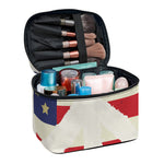 American Peace Flag Print Travel Makeup Bag